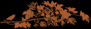 Foliage, Autumn, Fall, Leaves, Brown - Transparent Fall Leaves Branch, HD Png Download PNG image with transparent background