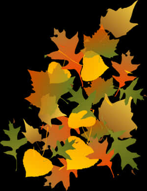 Autumn_ Leaves_ Vector_ Illustration PNG image with transparent background