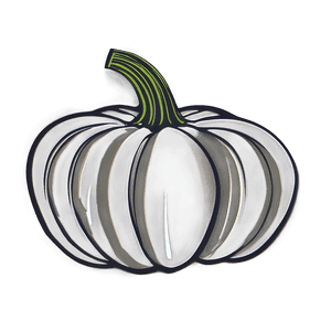 Autumn Pumpkin Outline Graphic PNG 06202024 PNG