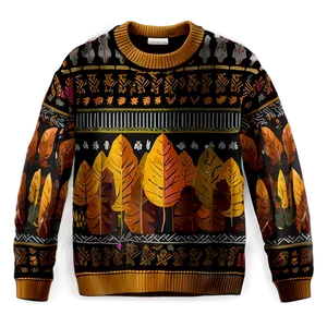 Autumn Sweater Design Png Vpd PNG Image