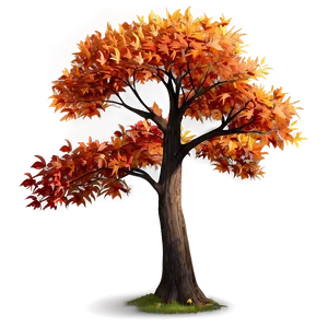 Autumn Tree A PNG Image