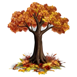 Autumn Tree B PNG Image