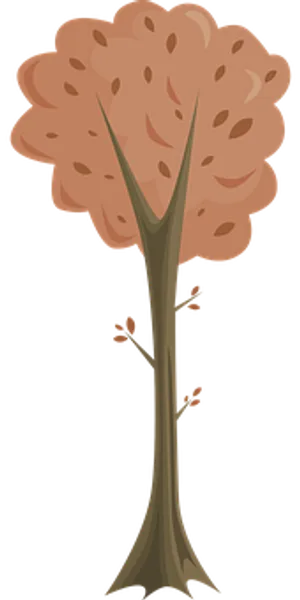 Autumn_ Tree_ Cartoon PNG Image