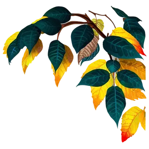 Autumnal Foliage Descent Png 39 PNG Image