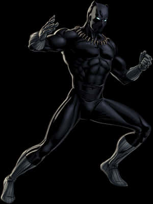 Avengers Alliance Black Panther Black Widow Daredevil - Black Panther Superhero Cartoon, HD Png Download PNG image with transparent background