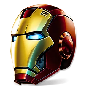 Avengers Iron Man Helmet Profile Png 06122024 PNG Image