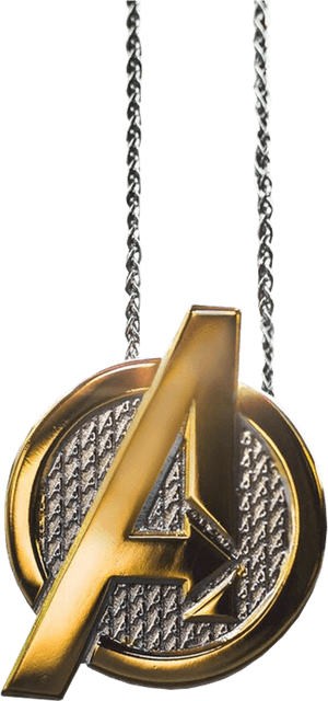 Avengers Logo Necklace, HD Png Download PNG with transparent background