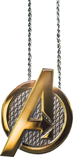 Avengers Logo Pendant PNG Image