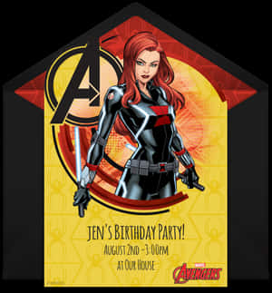Scarlet Witch Birthday Invitation, HD Png Download PNG image with transparent background