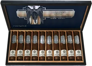 Aviator Series Cigar Box PNG Image