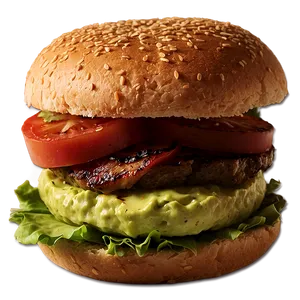 Avocado Blt Burger Classic Png Mdn PNG Image