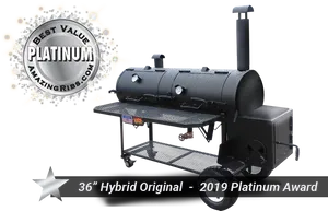 Award Winning Hybrid Smoker2019 Platinum PNG Image