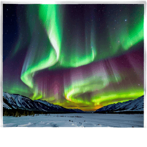Awesome Aurora Borealis PNG aoj92 PNG image with transparent background