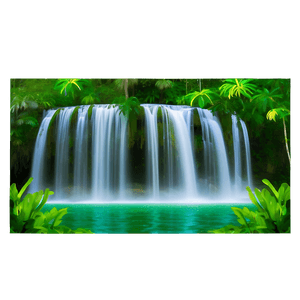 Awesome Jungle Waterfall PNG 39 PNG image with transparent background