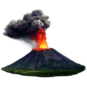 Awesome Volcanic Eruption PNG nlr PNG image with transparent background