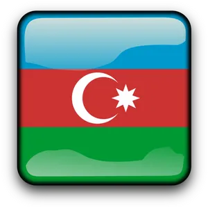 Azerbaijan Flag Icon PNG Image