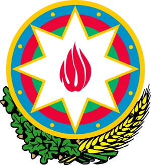 Azerbaijan Ministryof Defense Emblem PNG Image