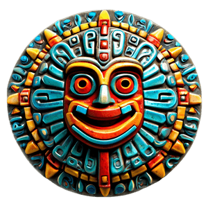 Aztec Sun Stone PNG 85 PNG with transparent background