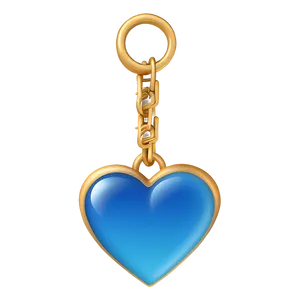 Azure Blue Heart Emoji Png Rbi PNG Image