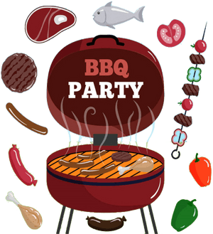 Hot Dog Grilling Clipart Png Freeuse Stock Barbecue - Bbq Png, Transparent Png PNG image with transparent background