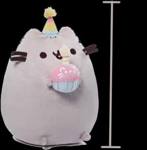 B-day Cupcake, - Pusheen Cat Birthday Plush, HD Png Download PNG image with transparent background