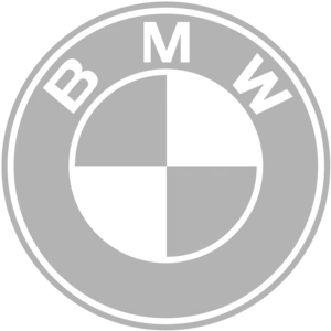 B M W Logo Blackand White PNG Image