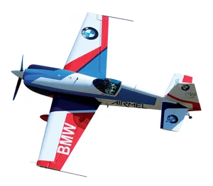 B M W Sponsored Aerobatic Airplane PNG Image