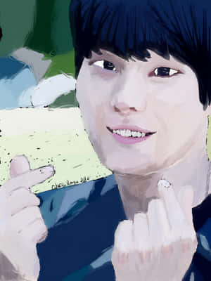 B T S Member Digital Artwork PNG image with transparent background