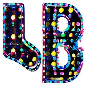 B With Dots Png 75 PNG Image