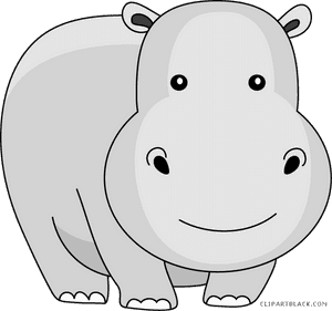 Baby Background Clipart - Transparent Background Hippo Clipart, HD Png Download PNG image with transparent background