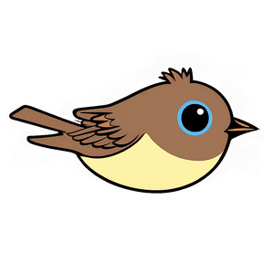 Baby Cartoon Bird PNG 06202024 PNG