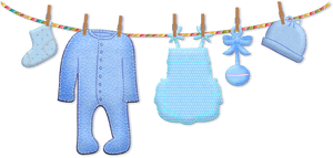 Baby Boy Clothes Clipart, HD Png Download PNG
