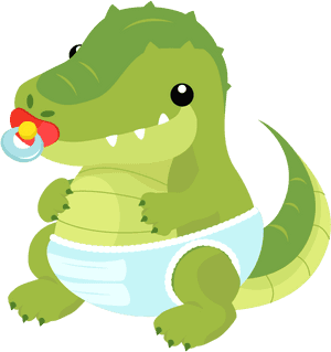 Crocodile Png Background Image - Baby Crocodile Cartoon Png, Transparent Png PNG image with transparent background