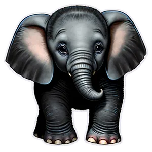 Baby Elephant Celebration Png Yvy PNG Image