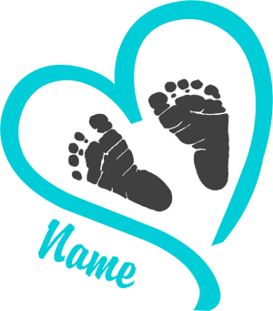 Heart Baby Feet Svg, HD Png Download PNG image with transparent background