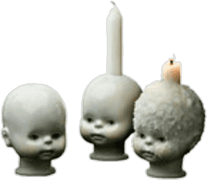 #aesthetic #png #polyvore #candle #babyhead #doll #creepy - Candles Aesthetic Png, Transparent Png PNG image with transparent background