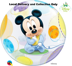 Baby Mickey Mouse Balloon PNG Image