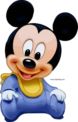 Baby Mickey Mouse Cartoon PNG Image