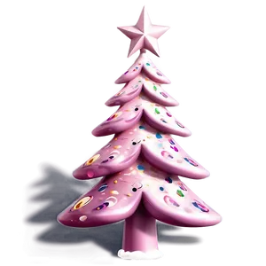 Baby Pink Christmas Tree Png Tba80 PNG Image