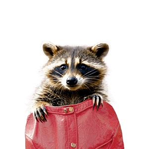Baby Raccoon PNG 05242024 PNG image with transparent background