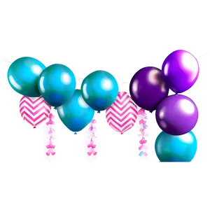 Baby Shower Balloon Garland Themes Png 87 PNG Image