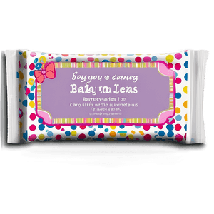 Baby Shower Candy Bar Wrapper PNG 06122024 PNG with transparent background
