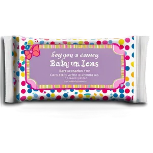 Baby Shower Candy Bar Wrapper Png 06122024 PNG Image