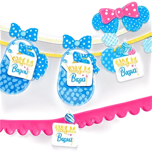 Baby Shower Girl Decorations Png Bxj PNG Image