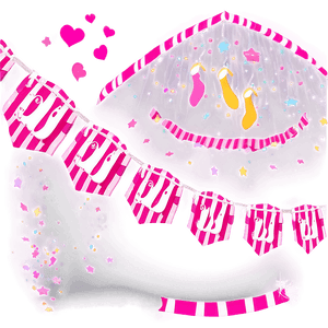 Baby Shower Girl Decorations PNG xsi38 PNG with transparent background