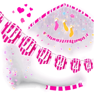 Baby Shower Girl Decorations Png Xsi38 PNG Image