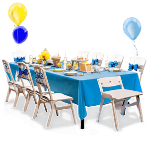 Baby Shower Table Setup PNG qxx84 PNG with transparent background