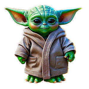 Baby Yoda and Friends Cartoon PNG 79 PNG