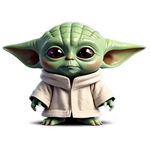 Baby Yoda Cartoon Character Design PNG 98 PNG