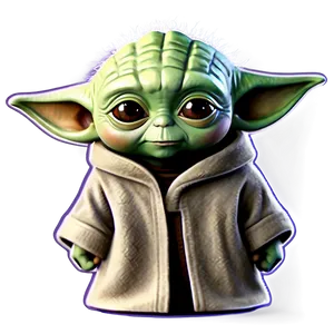 Baby Yoda Cartoon Emoji Png Rcn PNG Image